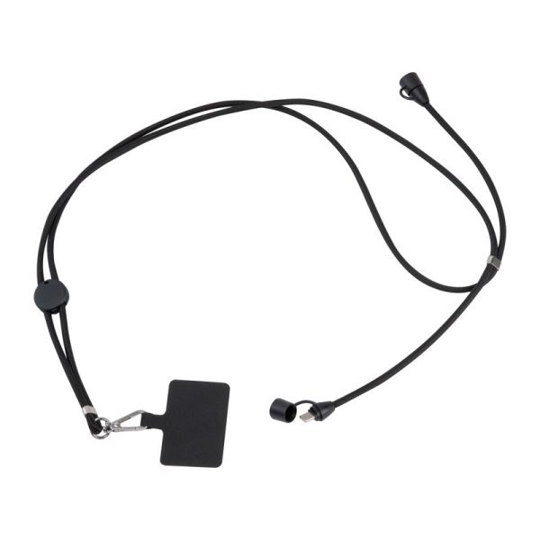 Type-C charging cable lanyard