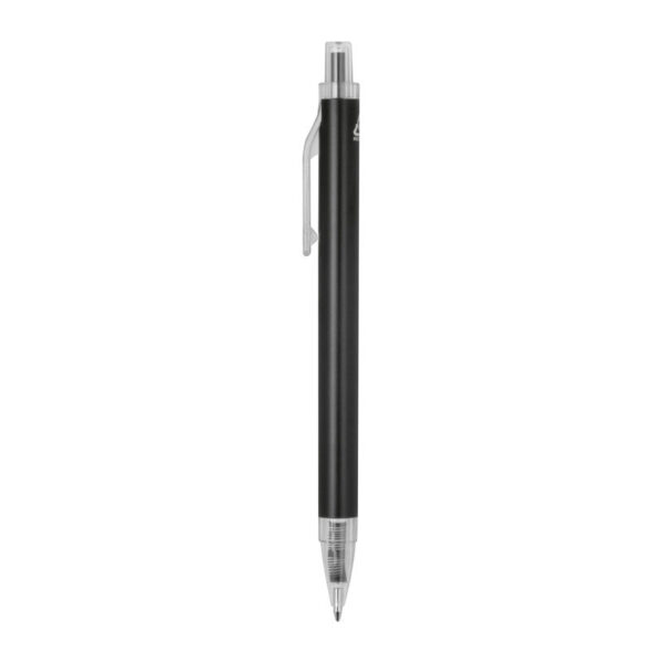 Ball pen with transparent clip