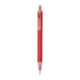 Ball pen with transparent clip