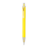Ball pen with transparent clip
