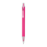 Ball pen with transparent clip