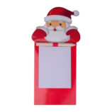 Santa Claus fridge magnet with notepad