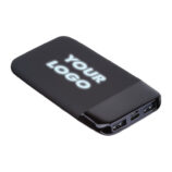8000 mAh powerbank with illuminated logo