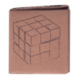 Wooden snake cube puzzle