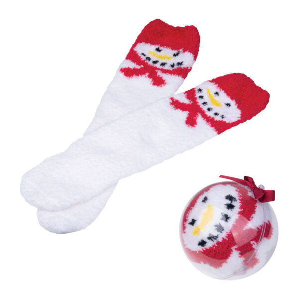 Christmas socks in bauble