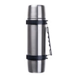 Vacuum insulated flask with cups, 1000 ml