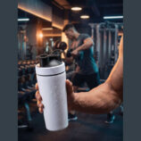 Stainless steel protein shaker, 750 ml