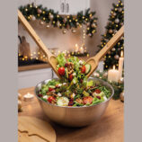 Salad bowl with bamboo lid, 2000 ml