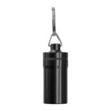 Stainless steel keychain container