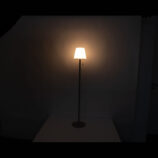Large outdoor lamp with color change