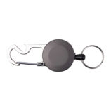 Retractable keychain with carabiner