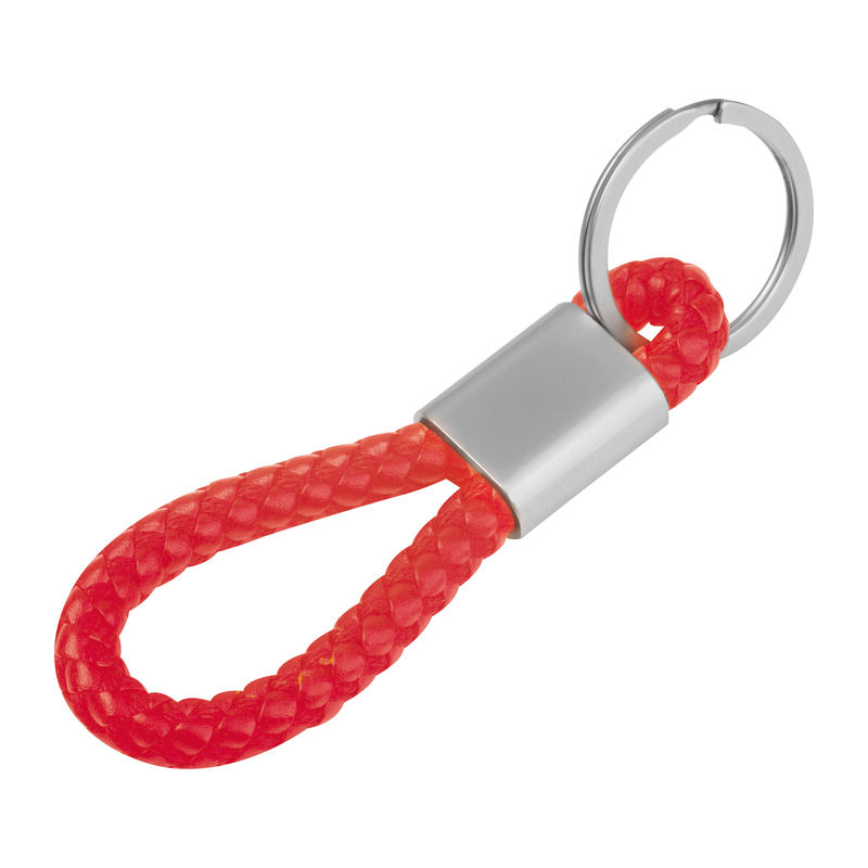 9546605_0 Metal keychain with cord